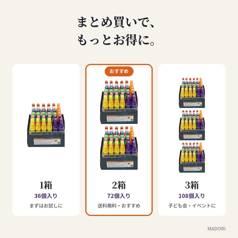まとめ買い：1箱・2箱・3箱